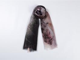 Custom Printed Silk Long Scarf